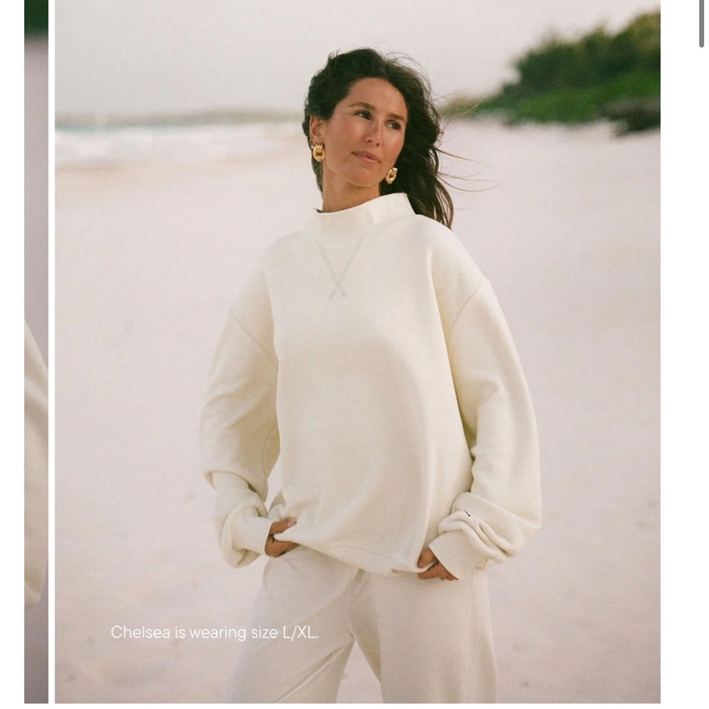 Parke Heritage Classic Mockneck - cream